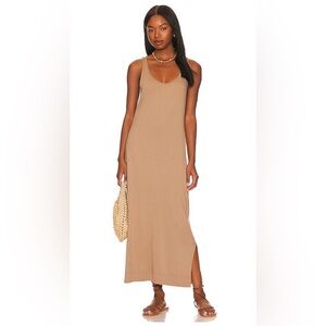 Michael Stars Tan Cali Knit Bodycon Maxi Dress XS